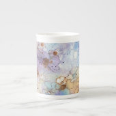 Fleurs Abstraites os Chine Mug (Devant)