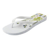 Fleurs Abstraites tongs femmes (Incliné)