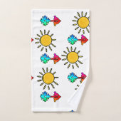 Fleurs Accueil Ensoleillement Enfants Cadeau  (Serviette à main)