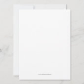 Fleurs agiles Faire-part de mariage juive (Dos)