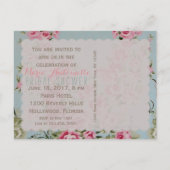 Fleurs allurantes - Carte postale / RSVP / Invitat (Dos)