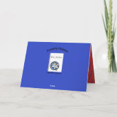 Fleurs amicales carte de voeux bonheur mariage (Dos)