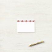 Fleurs Amour Roses Roses Post-it notes romantiques (Sur un bureau)