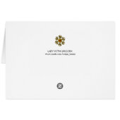 Fleurs, Animaux Imaginaire Noël de la DAME ET DE L (Dos Horizontal)