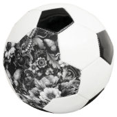Fleurs Antiques Monochromes avec Papillons (3/4)