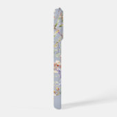 Fleurs aquarelle bleu poussiéreux (Côté droit)