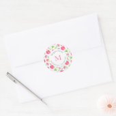 Fleurs aquarelle mixtes 2 étiquettes (Enveloppe)