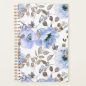 Fleurs Aquarelles Bleues Chic (Devant)