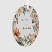 Fleurs aquarelles Mariage minimaliste Shower (devant)