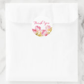 Fleurs aquarelles - Stickers Mariage (Sac)
