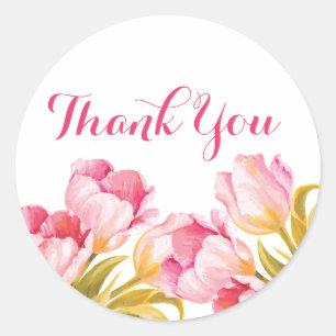 Fleurs aquarelles - Stickers Mariage
