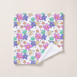 fleurs arc-en-ciel colorées lumineuses abeilles bo