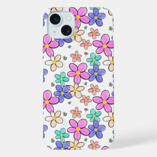 fleurs arc-en-ciel colorées lumineuses abeilles bo