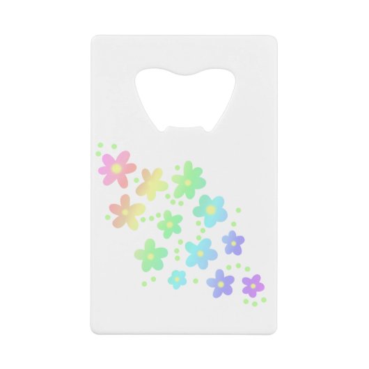 Fleurs arc-en-ciel Pastel Whimsical (Devant)