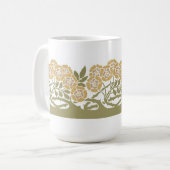 Fleurs Art Nouveau - Mug (Devant gauche)