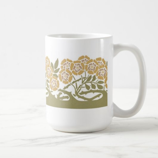 Fleurs Art Nouveau - Mug (Droite)