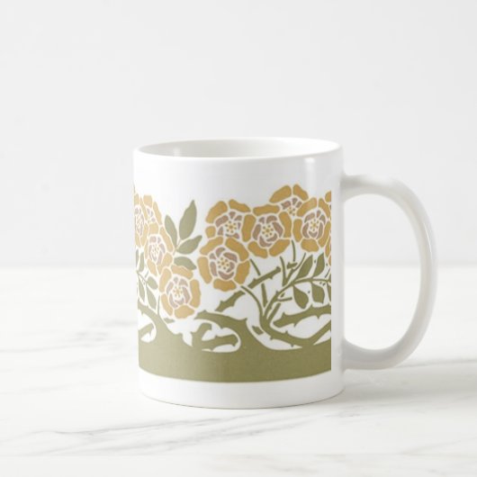 Fleurs Art Nouveau - Mug (Droite)