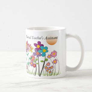 Fleurs Artsy de la tasse auxiliaire du professeur