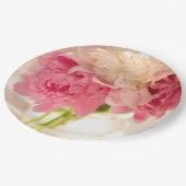 Fleurs Assiette en Papier (Angle)