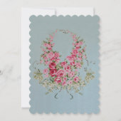 Fleurs attrayantes - Invitations / RSVP Anniversai (Devant)