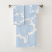 Fleurs Audacieuses Monochromes Bleu Poudre (En situation)