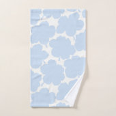 Fleurs Audacieuses Monochromes Bleu Poudre (Serviette à main)