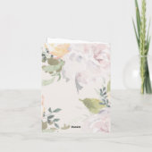 Fleurs avec Merci photo (Dos)