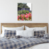Fleurs avec Oiseau de Pré Toile enveloppée (Insitu(Chambre))