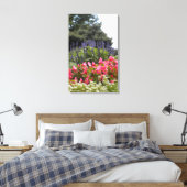 Fleurs avec Oiseau de Pré Toile enveloppée (Insitu(Chambre))