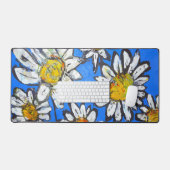 Fleurs avec pédales blanches (Clavier et souris)