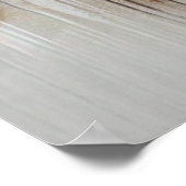 Fleurs Beige-Rose moderne 36 Poster (Coin)