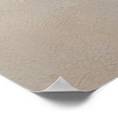 Fleurs beiges modernes 6 Poster (Coin)