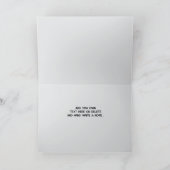 Fleurs blanches cartes de remerciements (Intérieur)