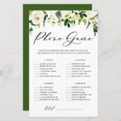 Fleurs blanches Ce qui se trouve sur votre carte d (Devant / Derrière)