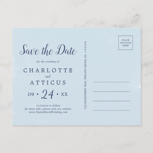 Fleurs blanches classiques Enregistrer la carte po (Dos)