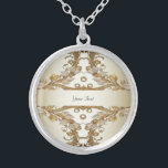 Fleurs blanches Collier d'or décoratif<br><div class="desc">Belle Fleurs blanches Collier d'or décoratif</div>