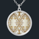 Fleurs blanches Collier d'or décoratif<br><div class="desc">Belle Fleurs blanches Collier d'or décoratif</div>