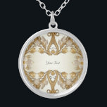 Fleurs blanches Collier d'or décoratif<br><div class="desc">Belle Fleurs blanches Collier d'or décoratif</div>