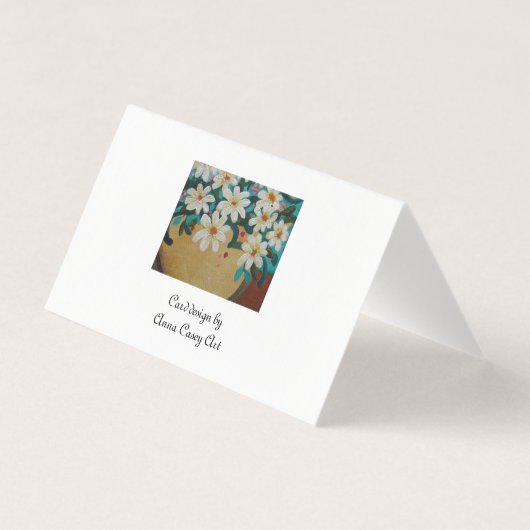 Fleurs blanches crémeuses (Back)