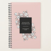 Fleurs blanches dessinées à la main Rendez-vous ro (Devant)