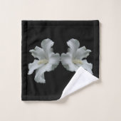 Fleurs blanches d'Hibiscus (Gant de toilette)