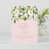 Fleurs Blanches en Cascade Invitation pour les 75 (Debout devant)