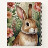 Fleurs blanches et Carnet Bunny Dreams (Dos)