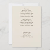 Fleurs blanches et lavande sur Faire-part de maria (Dos)