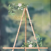 Fleurs blanches et verdure Couples Douche (Neutre)