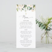 Fleurs blanches, Fleurs crème, Bohème, Menu baptêm (Debout devant)