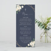 Fleurs blanches, Fleurs crème, Bohème, Menu baptêm (Debout devant)