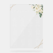 Fleurs blanches, Fleurs crème, Bohème, Plan de tab (Recto)