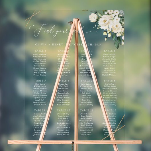 Fleurs blanches, Fleurs crème, Bohème, Plan de tab (Neutre)