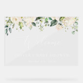 Fleurs blanches, Fleurs de crème, Baby shower d'ac (Recto)